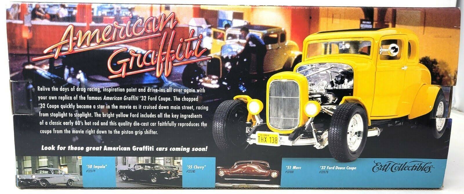 Ertl #32078 American Muscle American Graffiti 32 Ford Deuce Coupe 1/18