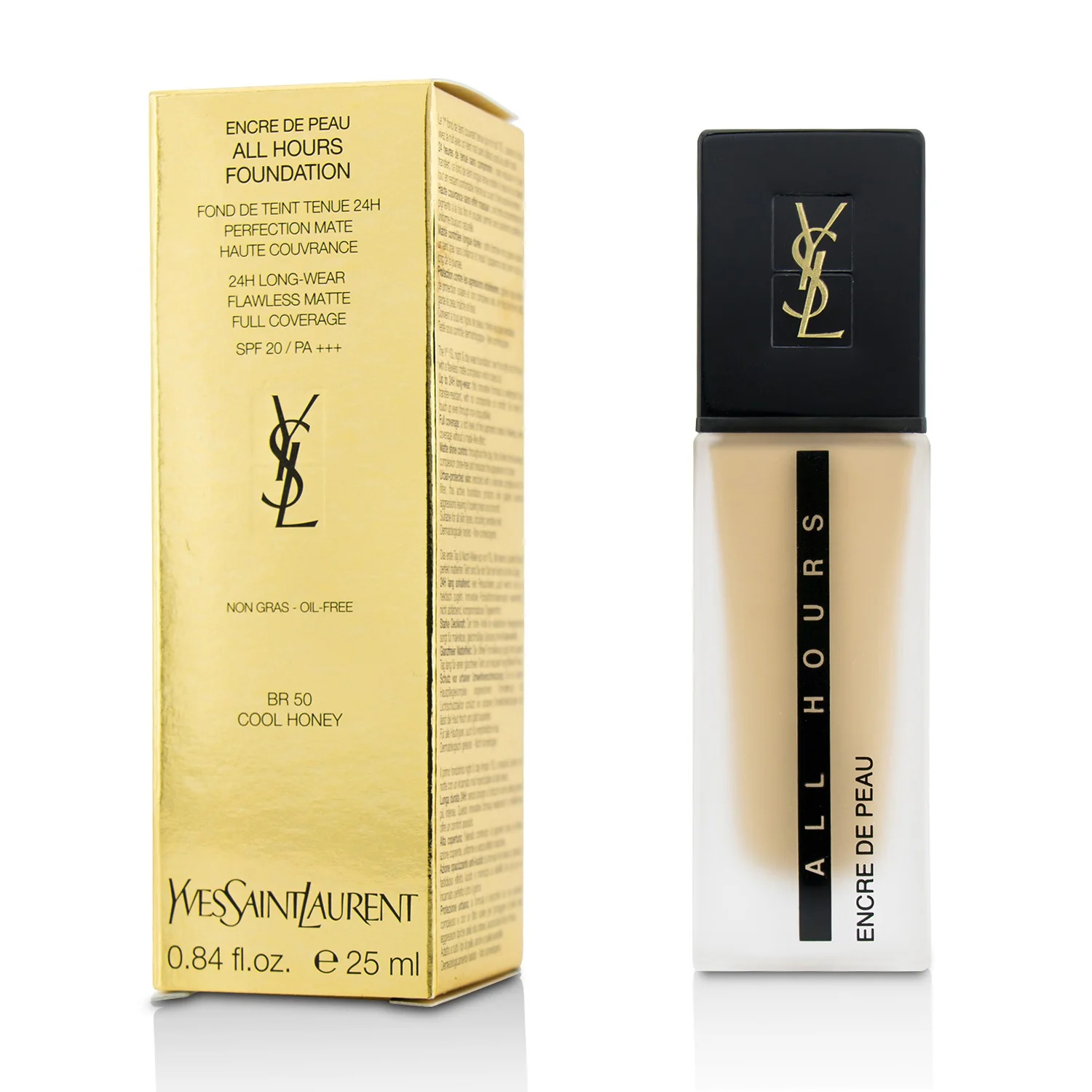 Yves Saint Laurent All Hours Foundation SPF 20 - # BR30 Cool Almond  25ml/0.84oz