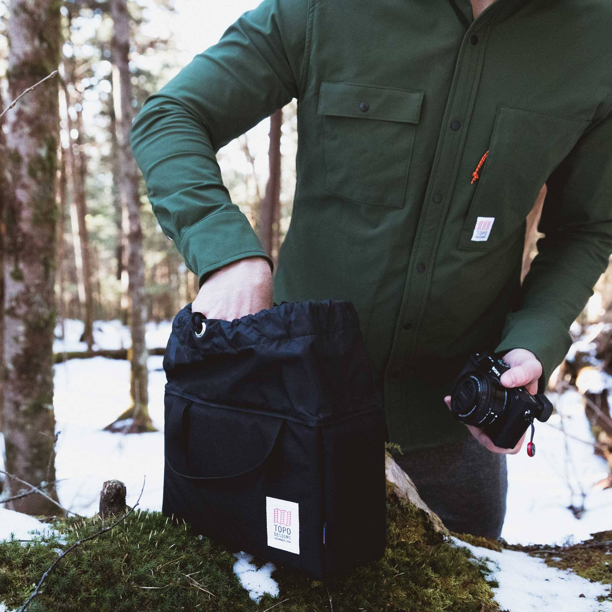 Topo Designs Camera Cube Bag | Black