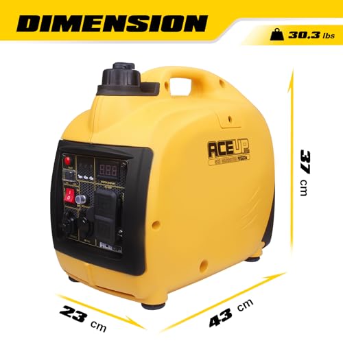 Aceup Energy 1,200W Gas Powered Generator, Small Portable Generator for Home Use Camping Ultralight, EPA & CARB Compliant