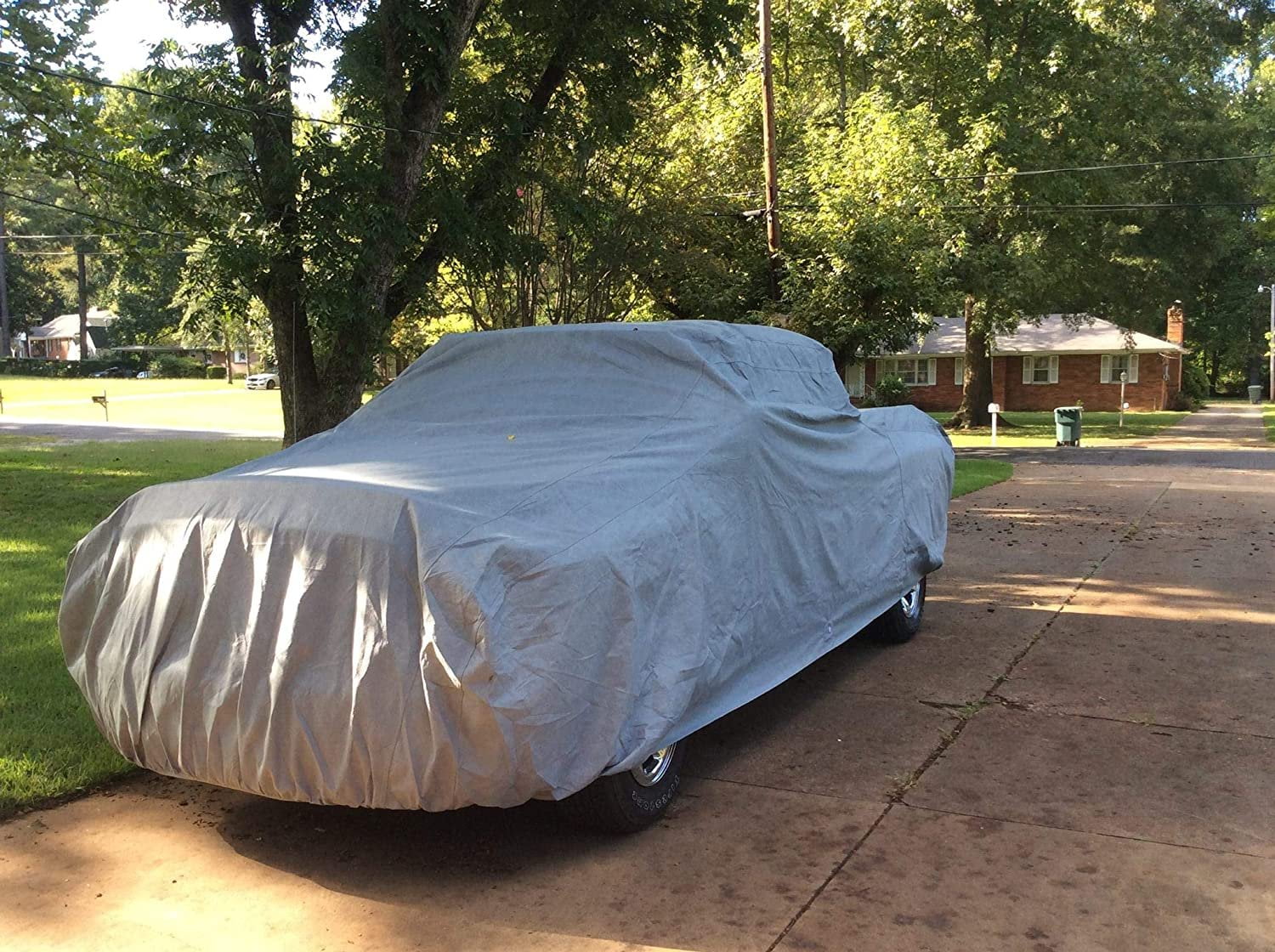 Weatherproof Truck Cover Compatible with 2022-2022 Toyota Tacoma Double Cab5 Ft Bed - 5L Outdoor & Indoor - Protect from Rain, Snow, Hail, Sun