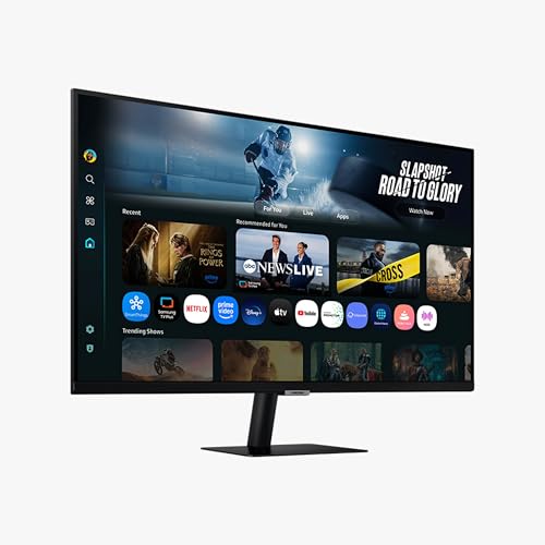Samsung 43&rdquo; Smart Monitor M7 (M70F) 4K UHD Display, Samsung Vision AI, Smart TV Apps, Gaming Hub, USB-C, HDMI and USB-A, Black, LS43FM702UNXZA