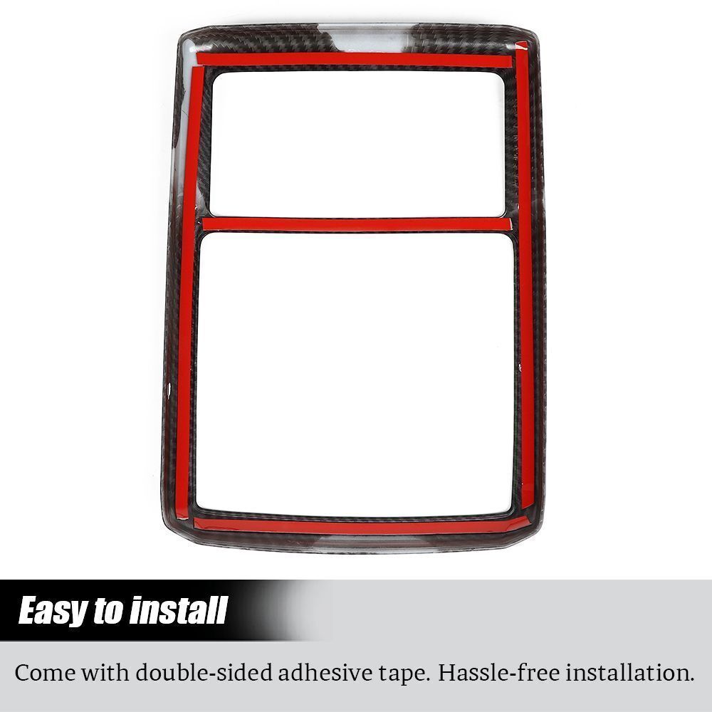 Teledu Interior Reading Light Lamp Cover Frame Trim Bezels 4Runner 10+ Carbon Fiber