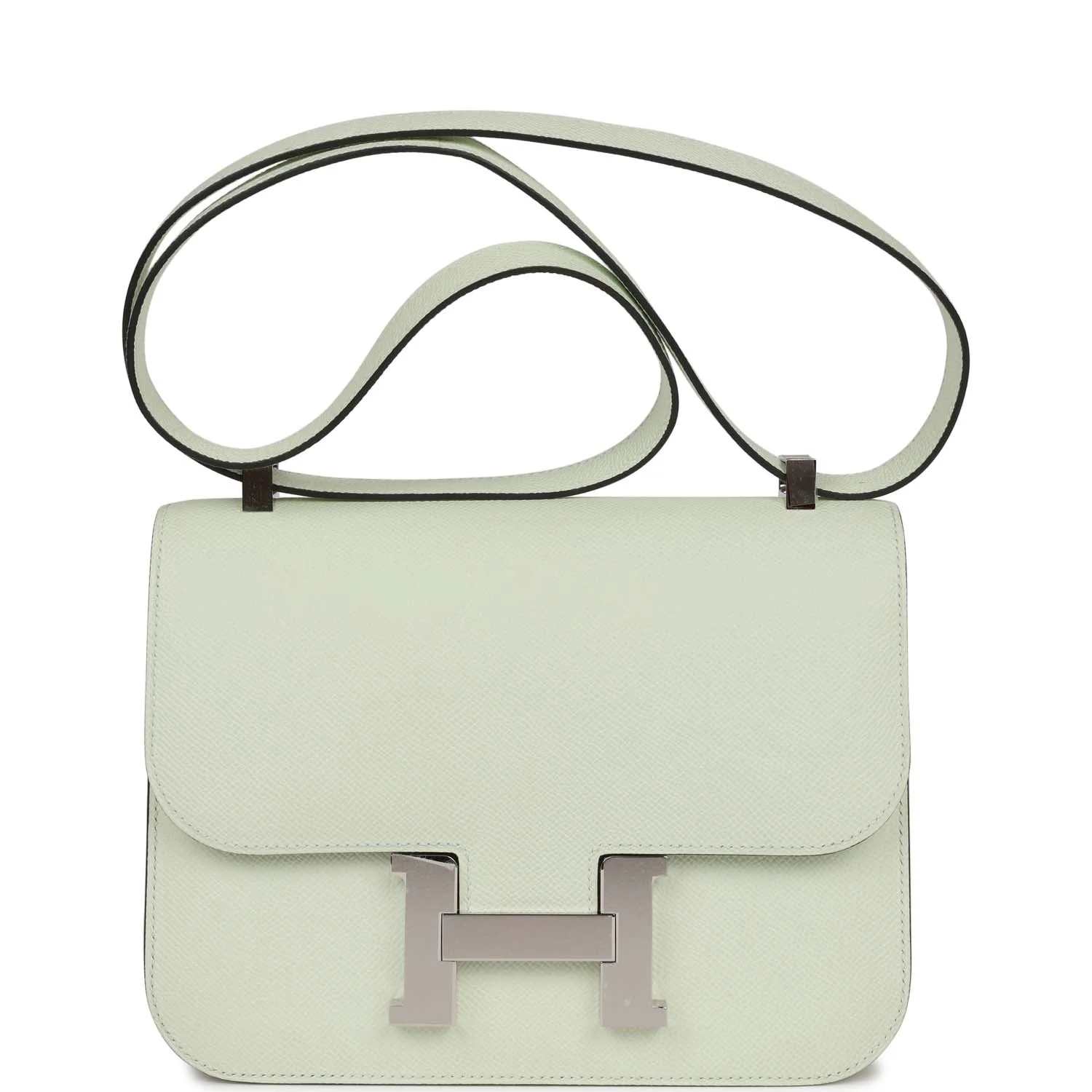 Hermes Constance 1-24 Vert Fizz Epsom Palladium Hardware