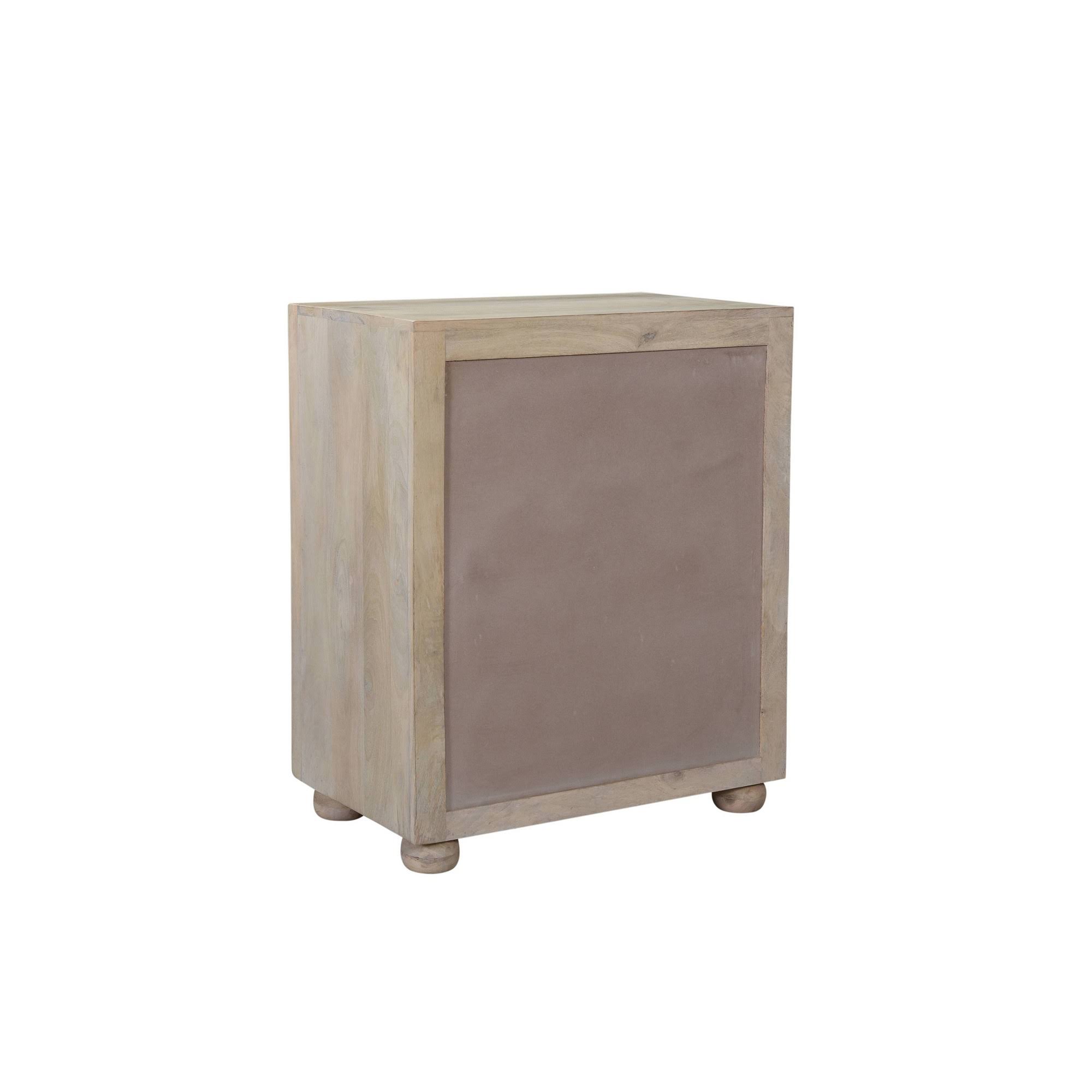 Heath 2 Door Carved Cabinet Natural - Powell Company