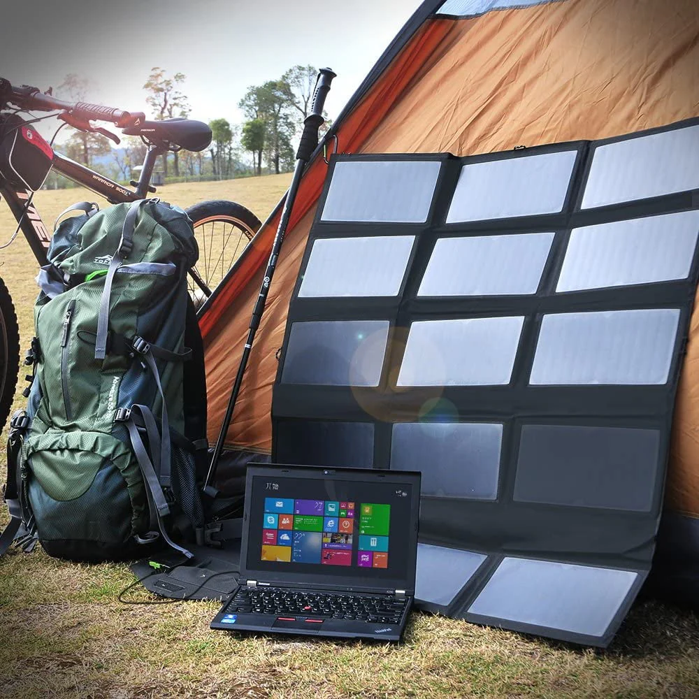 ALLPOWERS 288Wh 300W Portable Power Station with 100W Foldable Solar Panel, S300 Solar Generator Kit