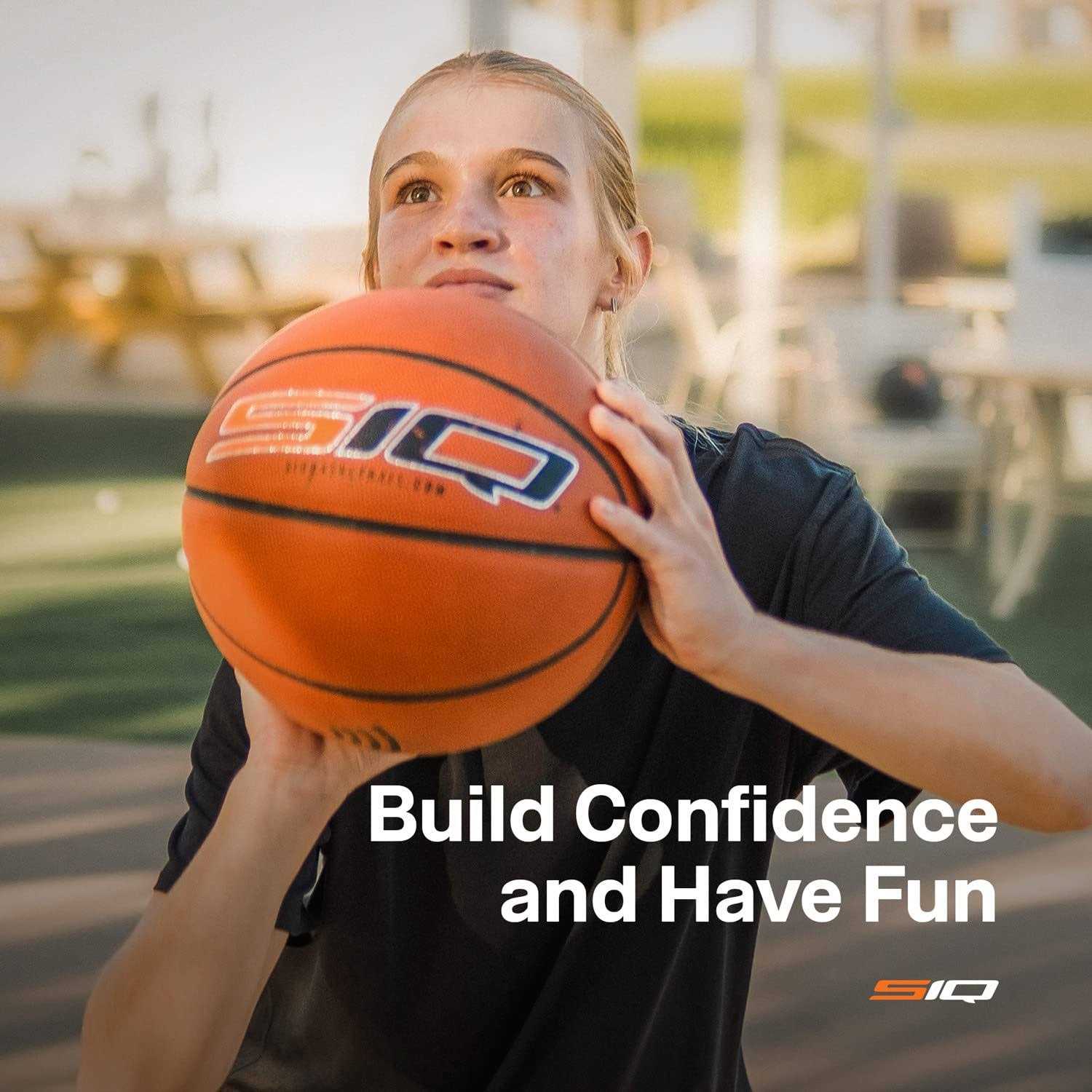 SiQ Smart Basketball &amp; App Shoot Better Now Interactive AI Outdoor/Indoor Shot Training Equipment - Sports Supplies Online Store