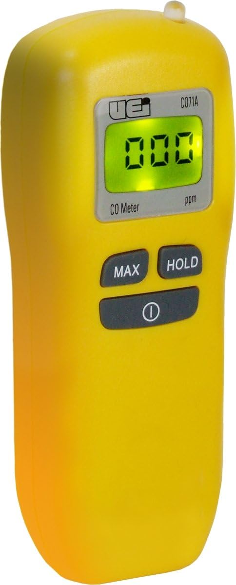 UEi Test Instruments CO71A Handheld Digital Carbon Monoxide Detector, Portable CO Meter 0～999ppm Range