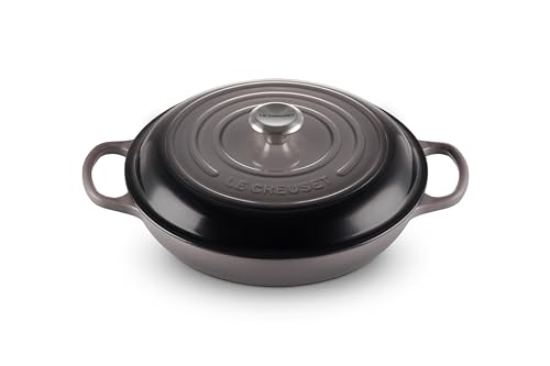 Le Creuset Enameled Cast Iron Signature Braiser, 3.5 qt., Marseille