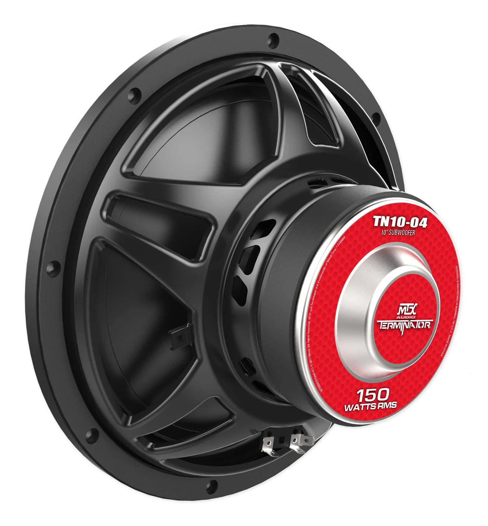 (2) MTX Terminator TN10-04 10” 600 Watt 4 Ohm Car Audio Subwoofers Subs