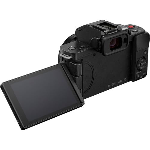 Panasonic Lumix G100 4K Mirrorless Camera with 12-32mm Lens for Photo and Video Vlogging (DC-G100KK) + Filter Kit + 64GB Card + Card Reader + Bag +