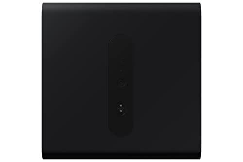 SAMSUNG SWA-W510 Subwoofer for S Series Soundbar with Powerful Bass, Wireless, Unibody Design, Compact 6.5" Size, 2022, Black