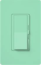 Lutron DVSCF-103P-277SG Diva Satin Color Fluorescent Control 277V 3-Way Sea Glass