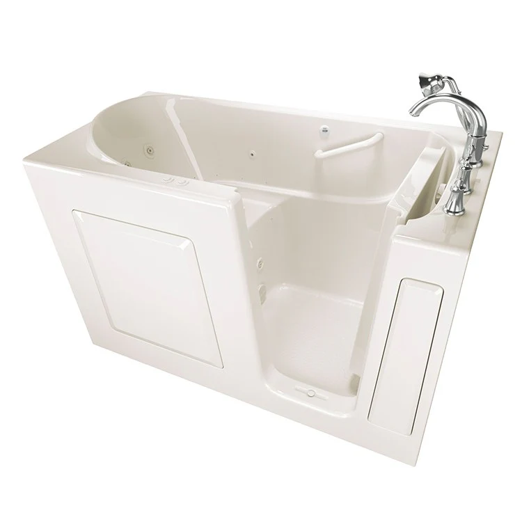 3060 Series 30"W x 60"L Gelcoat Walk-In Combination Bathtub with Right-Hand Drain/Faucet