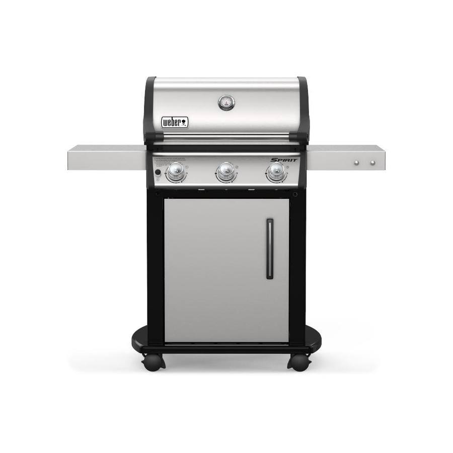 Weber Spirit S-315 Stainless Steel 3-Burner Liquid Propane Gas Grill 46502001L