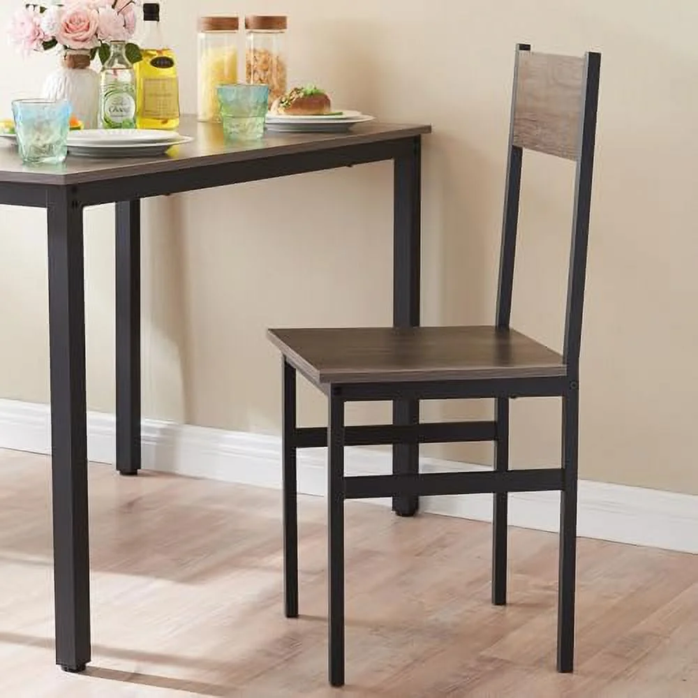 KHBIULIFE Small Kitchen Table and Chairs for 4  Dining Room Table and 2 Chair 1 Bench  Table and Chairs Set of 4 for Small Space  Apartment