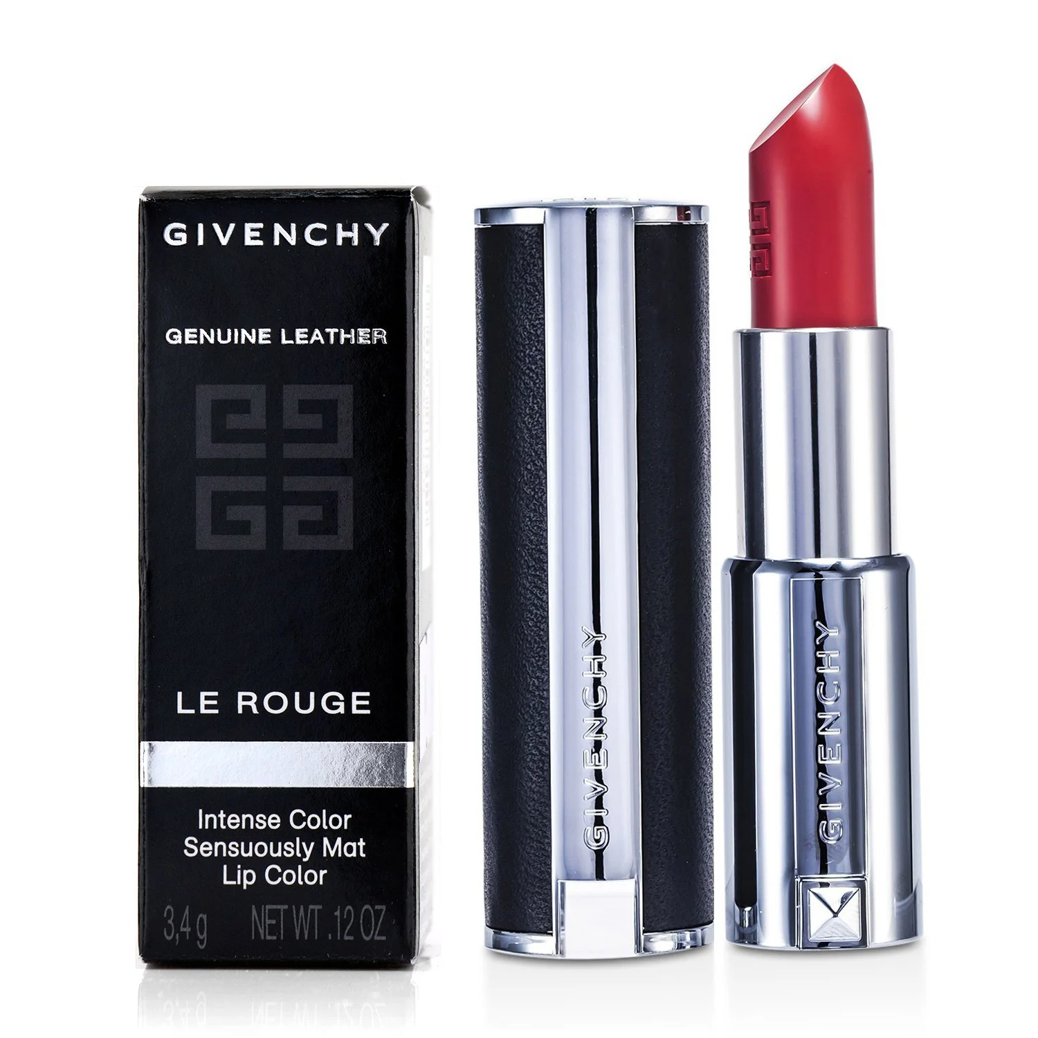 Givenchy Le Rouge Intense Color Sensuously Mat Lipstick - # 202 Rose Dressing  3.4g/0.12oz
