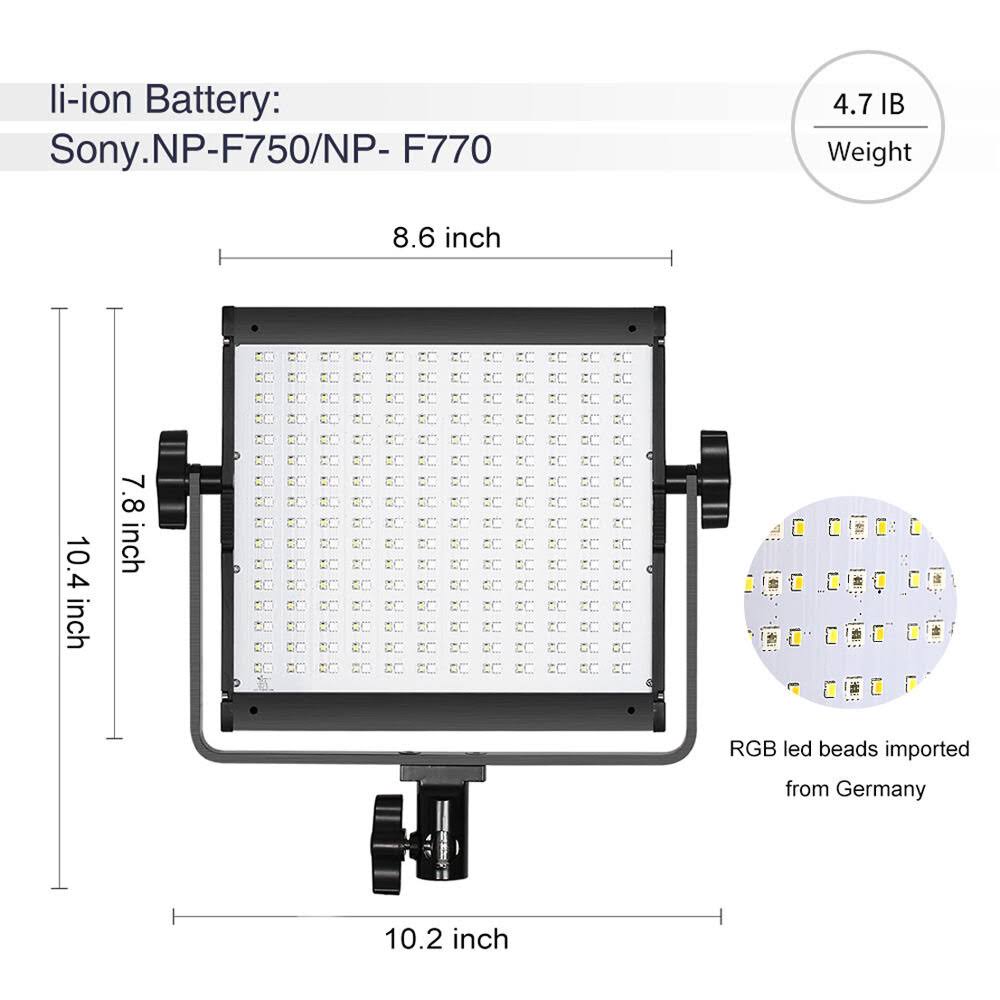 GVM RGB LED Video Lighting Kit, 800D Studio Video Lights with App Control, Video Lighting Kit for Youtube Photography Lighting,