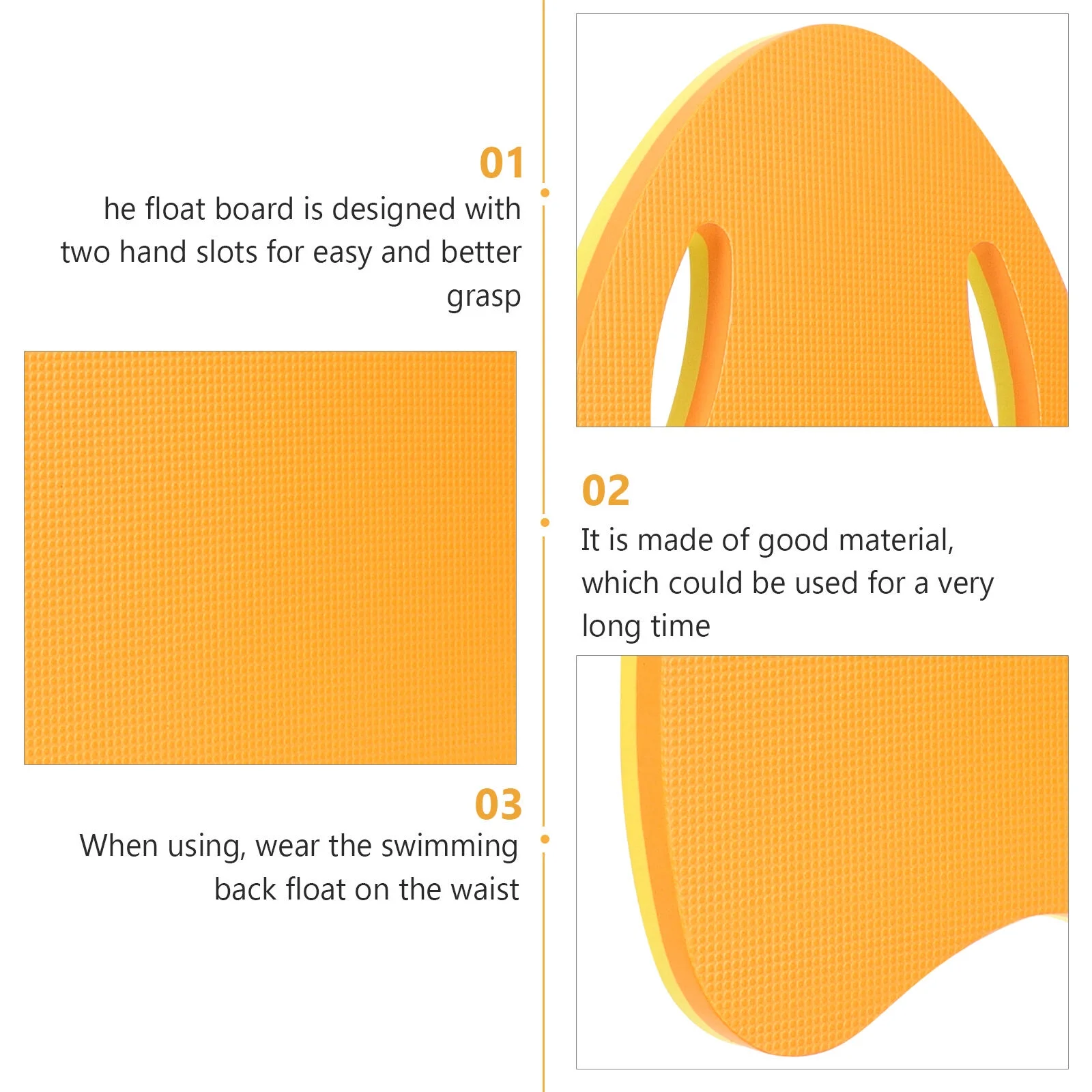 Eease Swimming Bubble Belt Foam Float Board for Kids