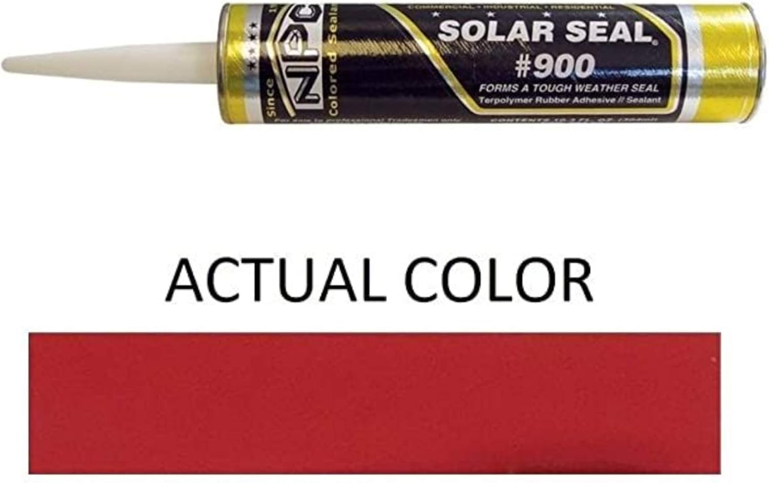 NPC #900 Solar Seal 6 Pack - Metal Roofing Flashing/Panels, Vinyl and Fiber Cement Siding, Fiberglass, Cedar, Brick & Masonry, Sky Lights, Sun Rooms