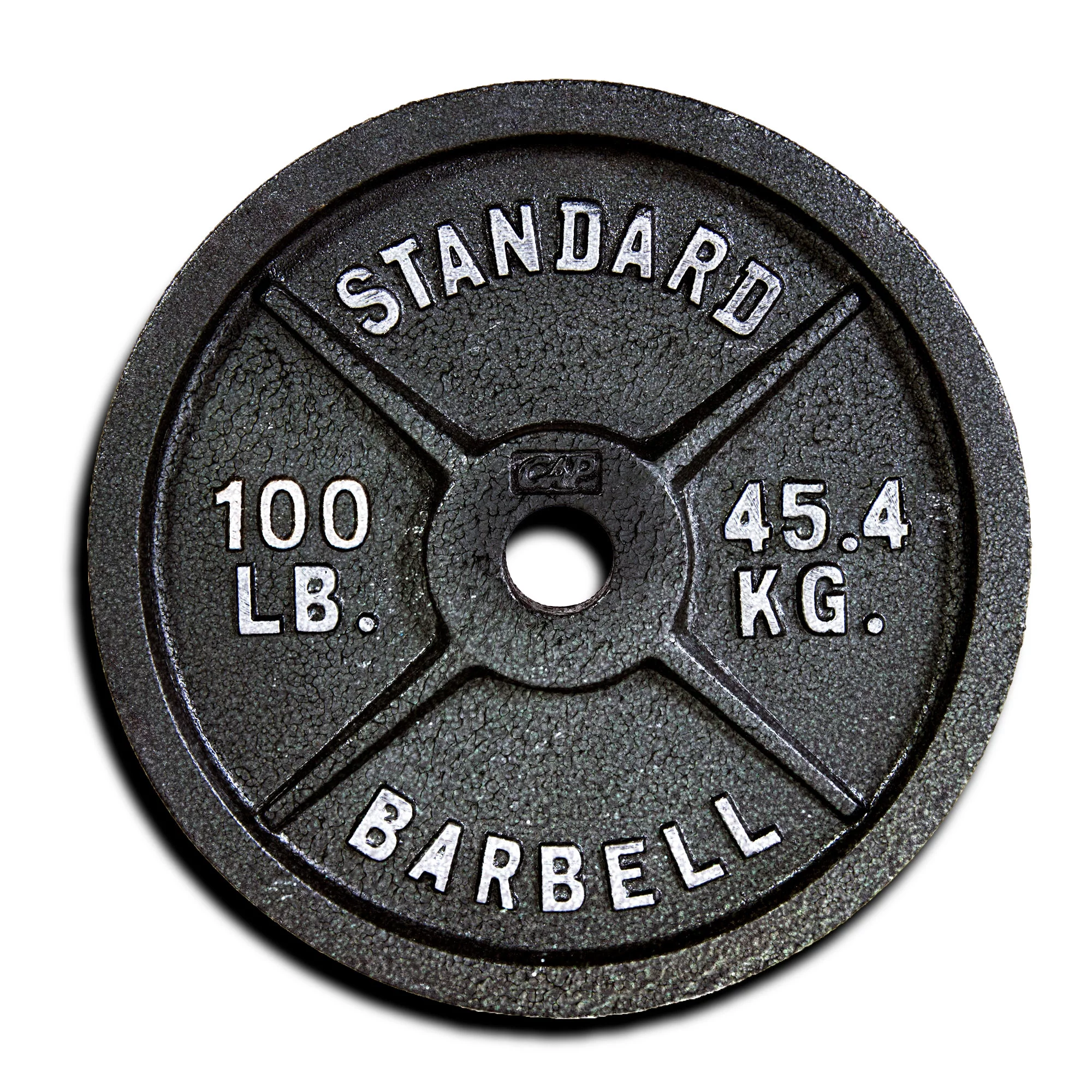 CAP Barbell, 100lb Olympic Cast Iron Weight Plate, Single - Radiant Selections