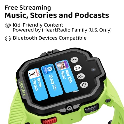 TickTalk 5 - Kids Smart Watch with GPS Tracker, Video Calling, SOS, & Parental Controls | Smartwatch with Free Music, Texting