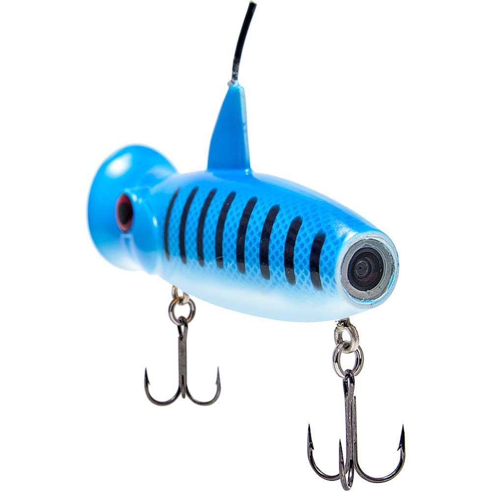 Eco-popper - Digital Fishing Lure with Wireless Underwater Live Video Camera - Blue 4A0ED