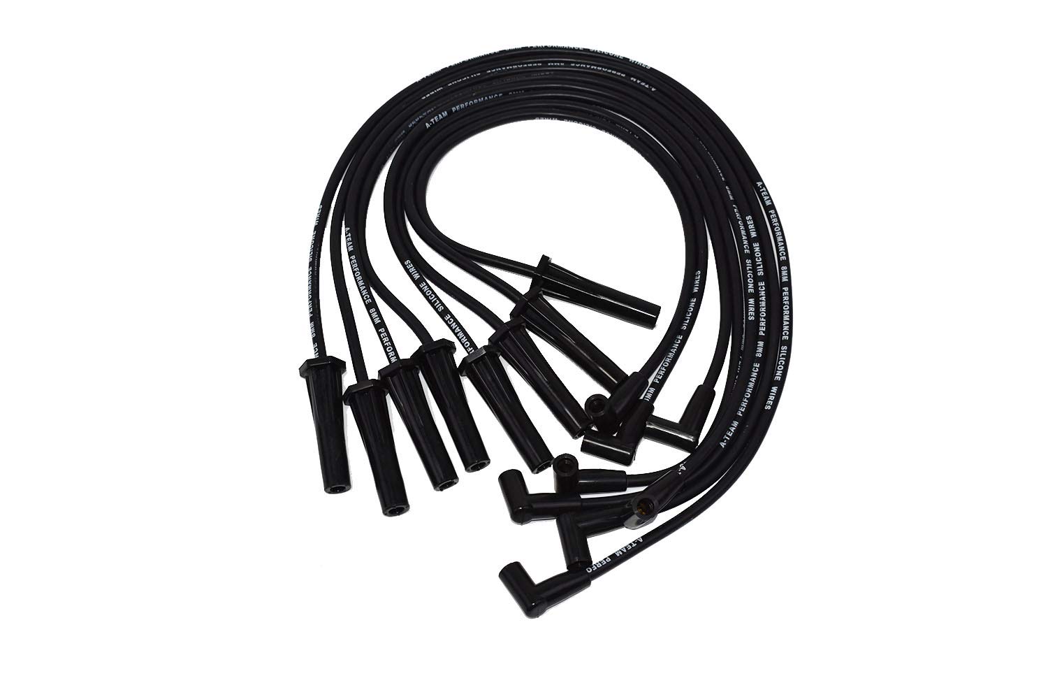 A-Team Performance - HEI Distributor with Spark Plug Wires and HEI Pigtail Harness Complete Kit