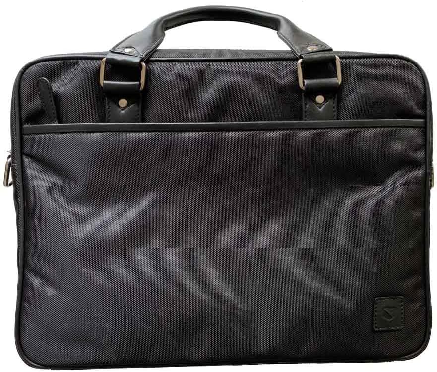 Silent Pocket Faraday Cage Briefcase-Instant Data Protection for Your Devices (Black Nylon)