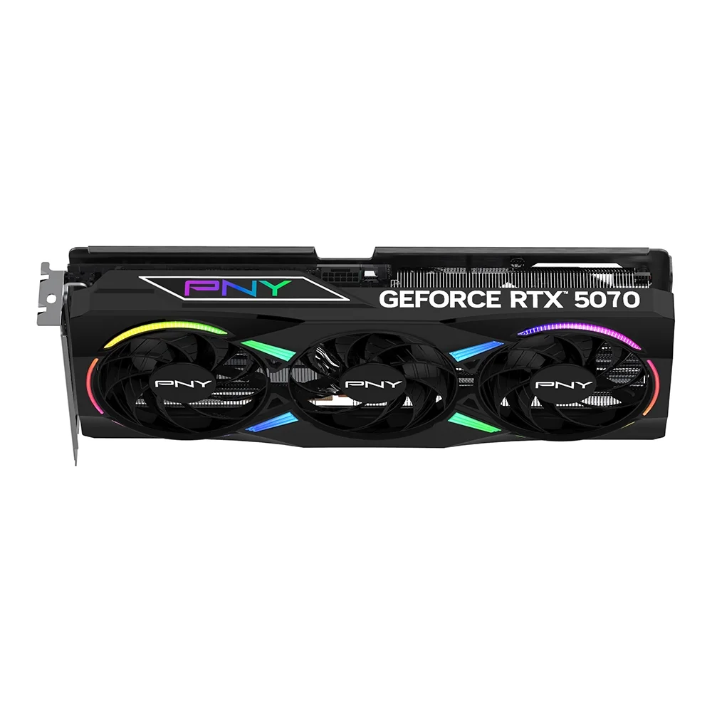 PNY GeForce RTX™ 5070 EPIC-X ARGB™ Overclocked Triple Fan GPU DLSS4