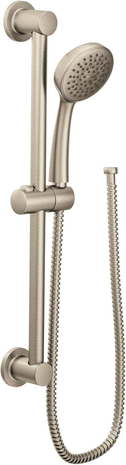 Moen 3868EP Eco-Performance Handheld Shower with 24-Inch Slide Bar and 59-Inch Hose, Chrome