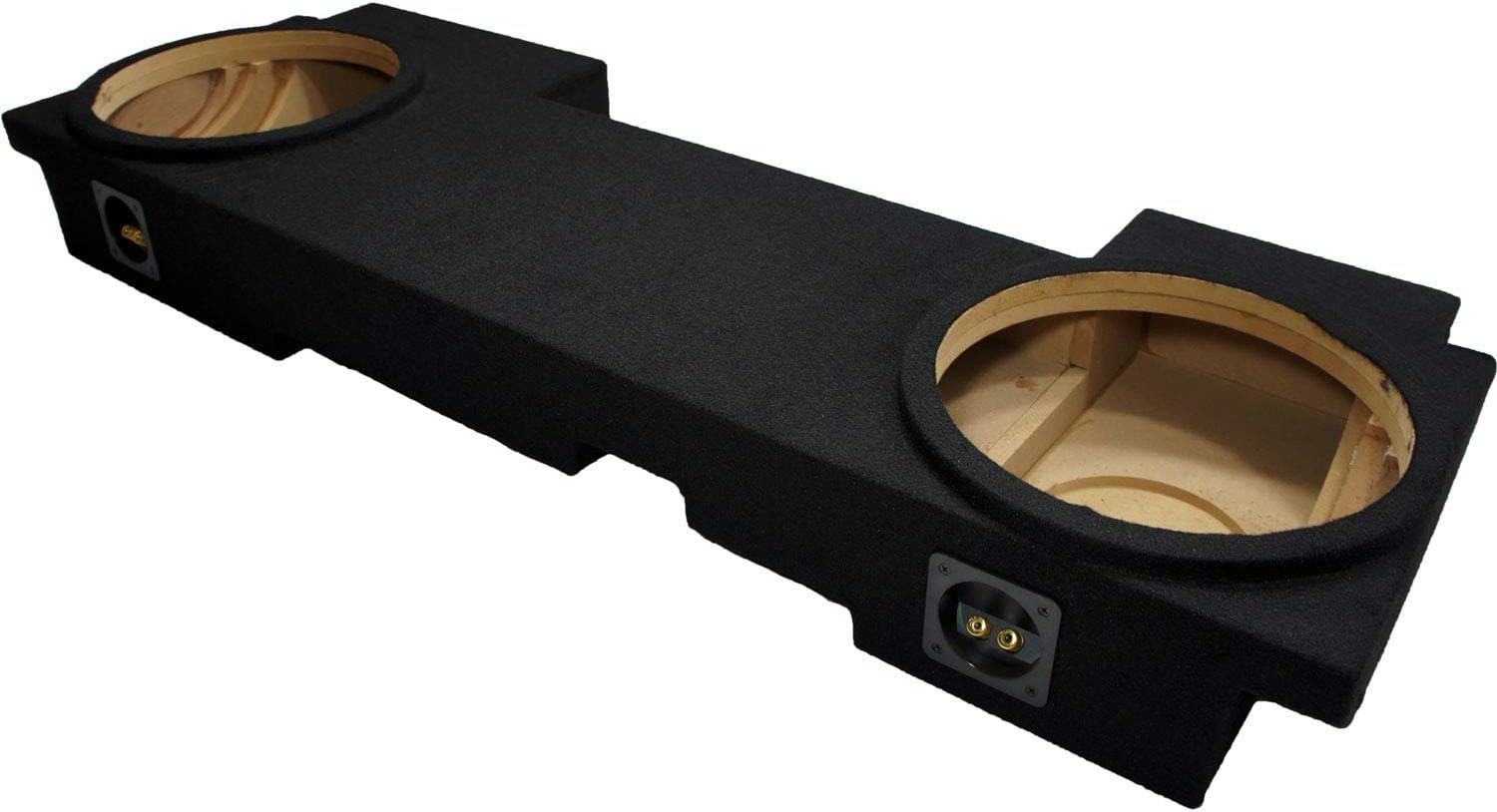 Compatible with Chevy Avalanche or Cadillac Escalade EXT 2007-2013 Dual 12 Subwoofer Underseat Sub Box Speaker Enclosure