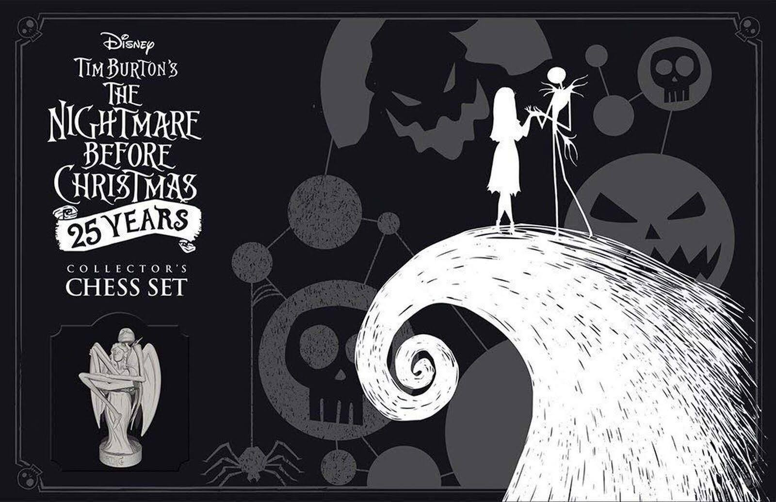 The Nightmare Before Christmas 25 Years Collector&s Chess Set