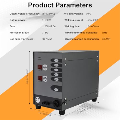 Welder for Permanent Jewelry - 110v Permanent Jewelry Welder,Permanent Jewelry Kit Welder,100a Pulse Arc Welder Permanent Jewelry