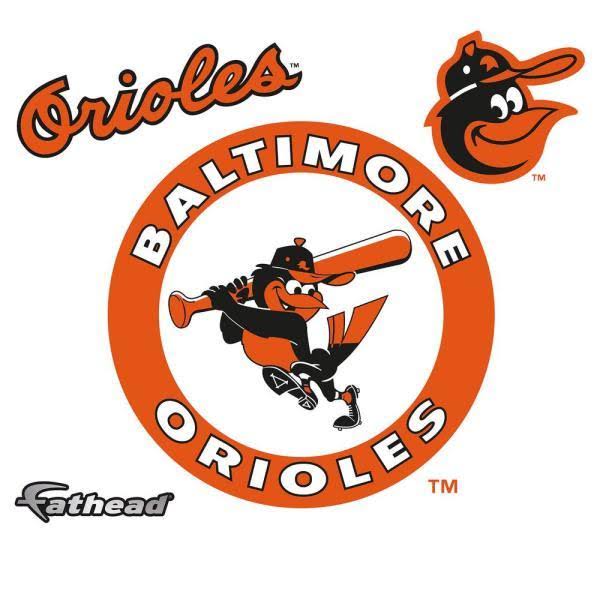Fathead Baltimore Orioles Logo Giant Removable Decal