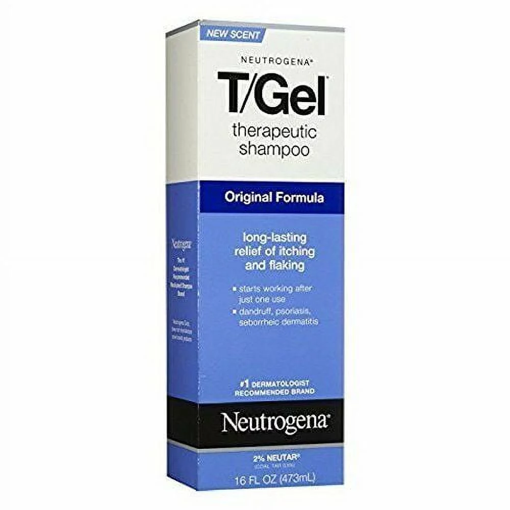 Neutrogena T/Gel Therapeutic Shampoo Original Formula 16 oz Packs of 4 - Curated Treasures Market