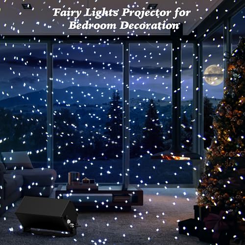 AIRIVO Outdoor Laser Lights Projector, 5 Color Motion Firefly Lights Star Show Projection Light