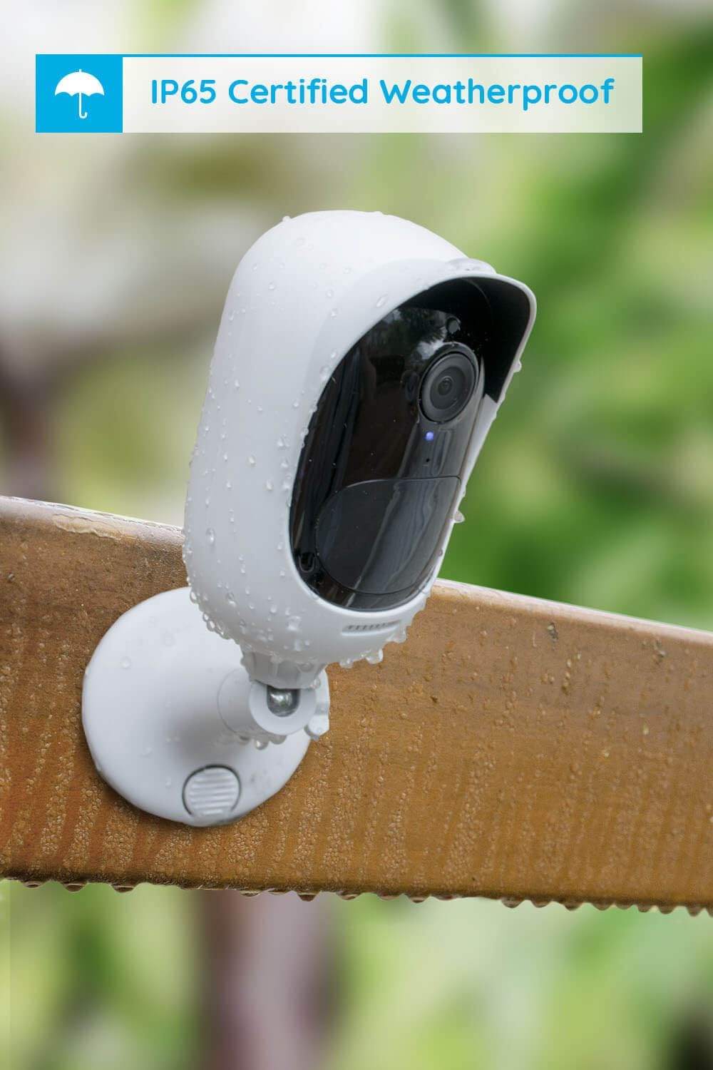 Reolink Wireless Outdoor Security Camera Rechargeable Battery-Powered, 1080P HD Night Vision, 2-Way Talk, PIR Motion Sensor, Siren Alert