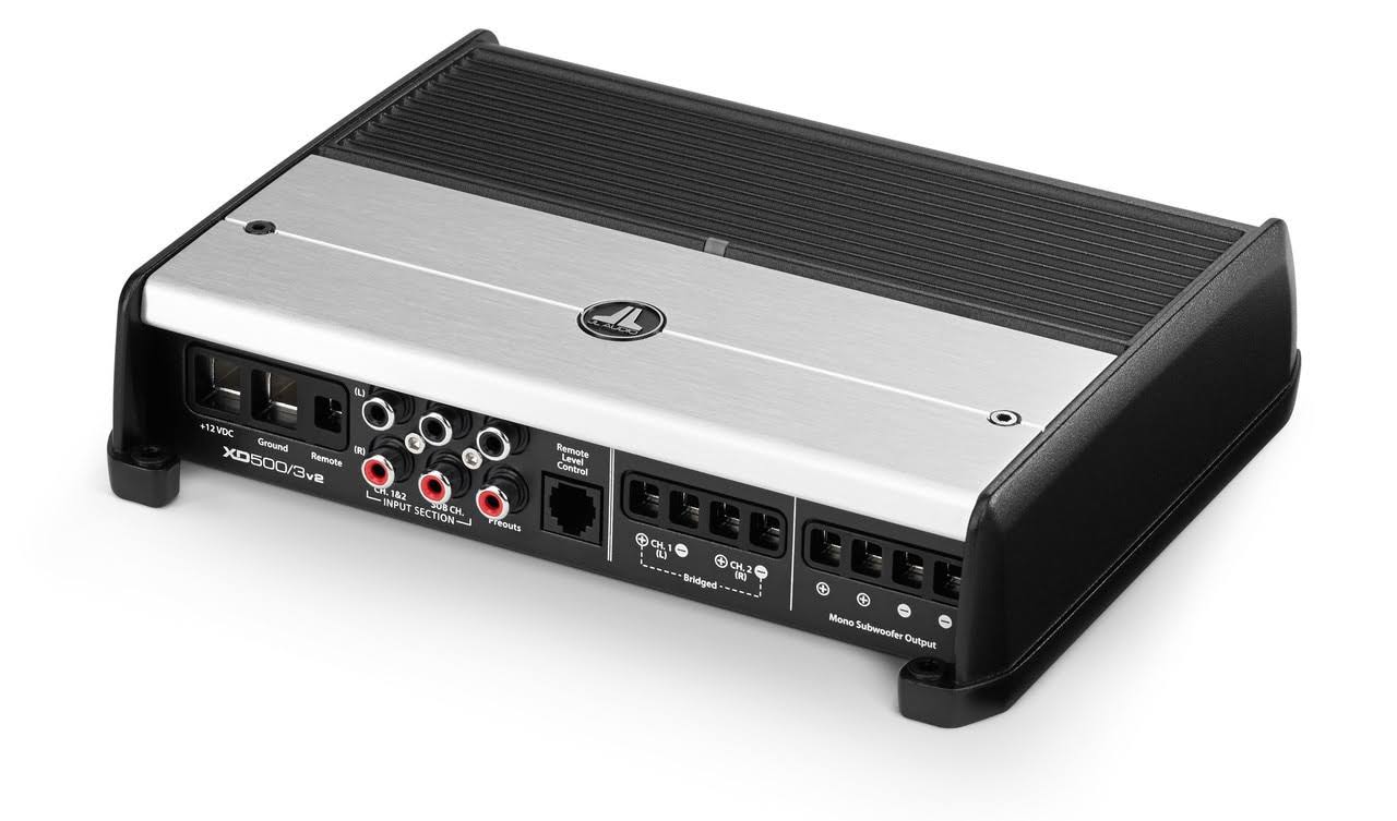 JL Audio XD500/3v2 Class D 3-Channel Car Amplifier