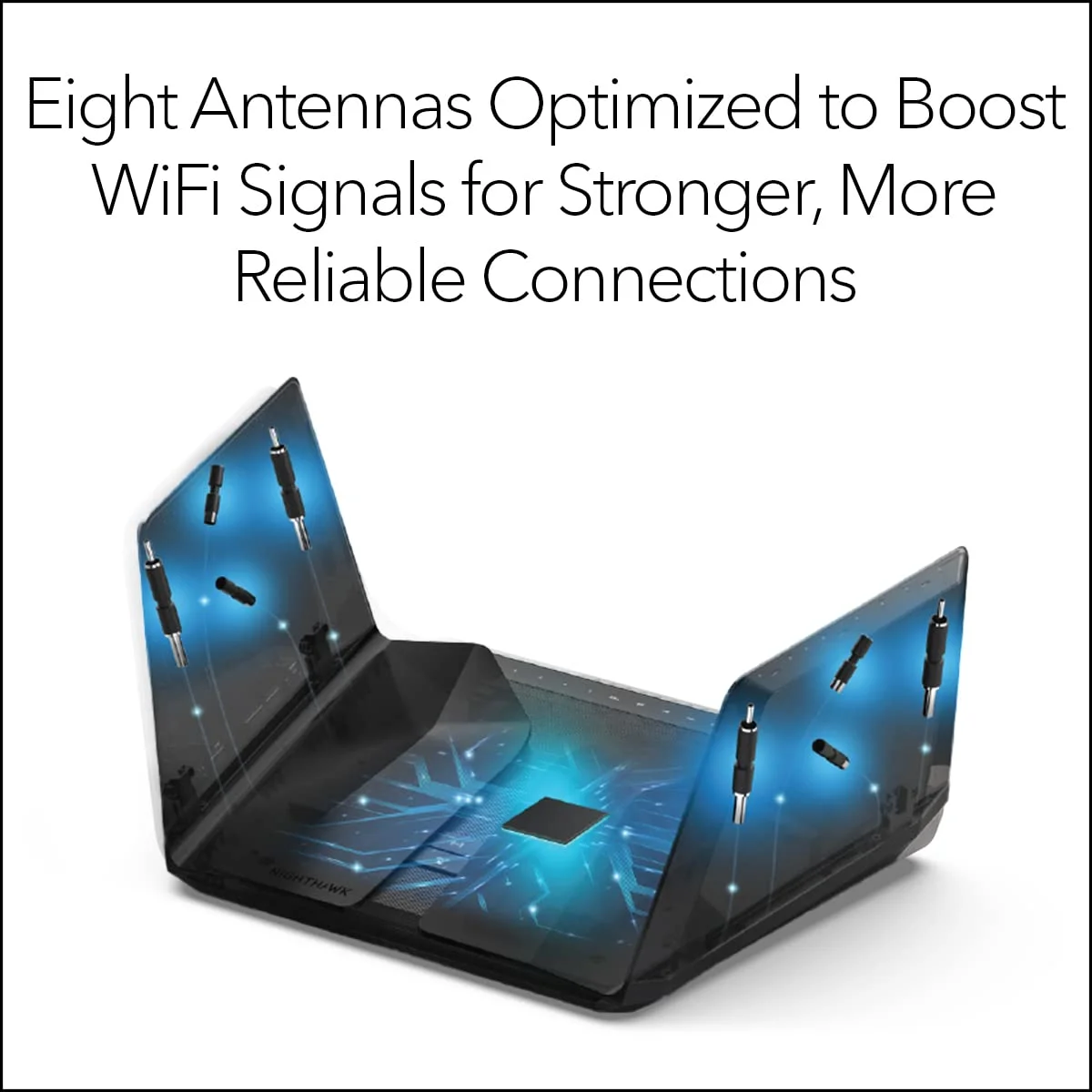 NETGEAR Nighthawk 12-Stream WiFi 6E Router (RAXE500) | AXE11000 Tri-Band Wireless Speed (Up to 10.8Gbps) |New 6GHz Band | Coverage up to 3