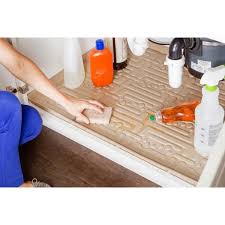 Xtreme Mats Under Sink Kitchen Cabinet Mat, 37 x 22 inch, Beige