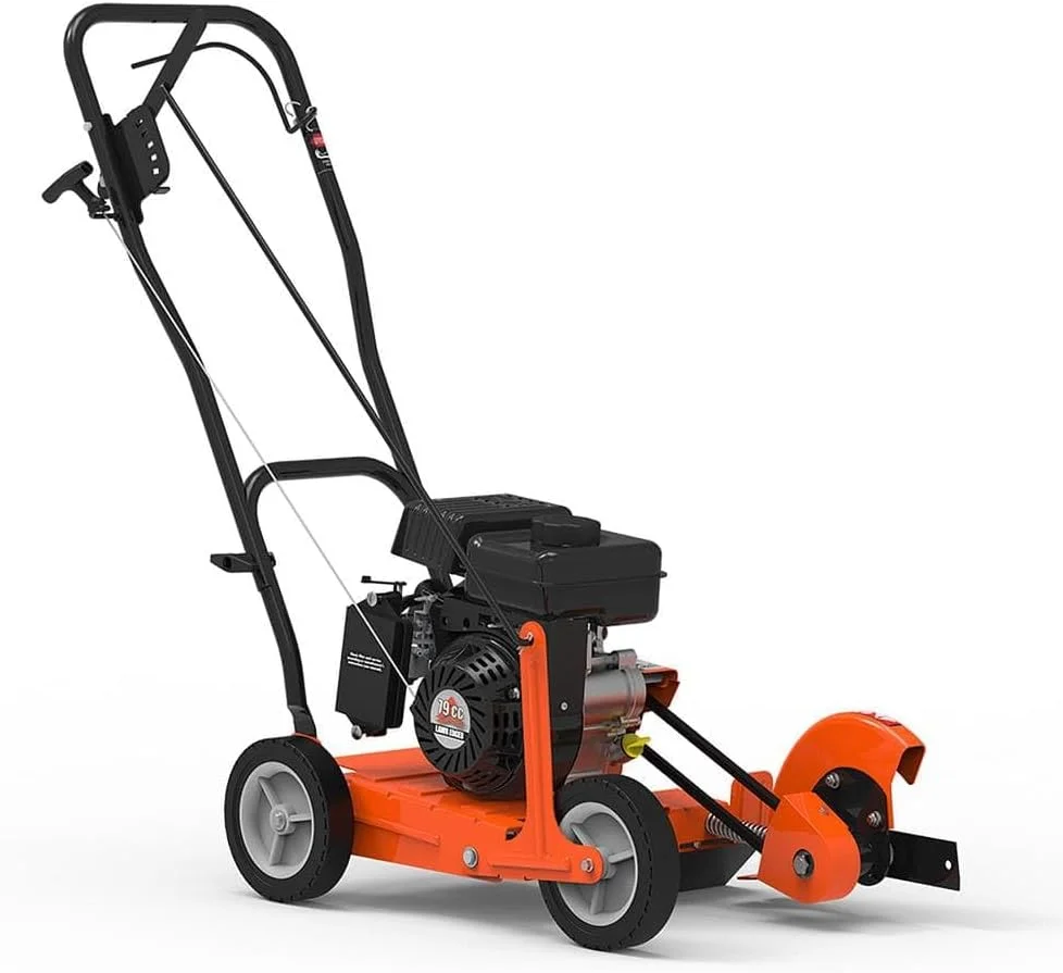 Yard Force 9 in. 79 cc Gas Powered 4-Stroke Walk Behind Landscape Edger with Extra Blade Included - Radiant Selections