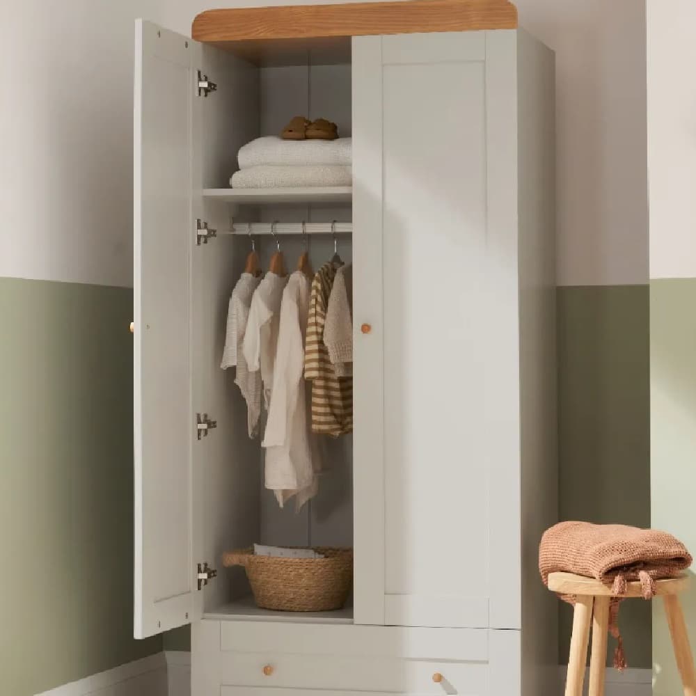 Tutti Bambini Rio 4 Piece Nursery Room Set – Dove Grey Oak