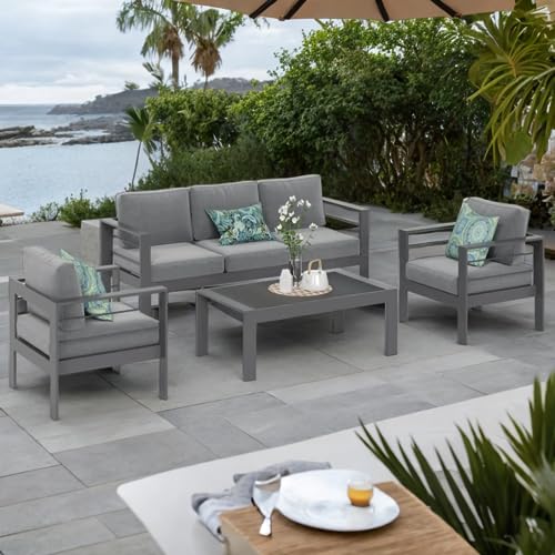 Solaste Aluminum Patio Furniture Set
