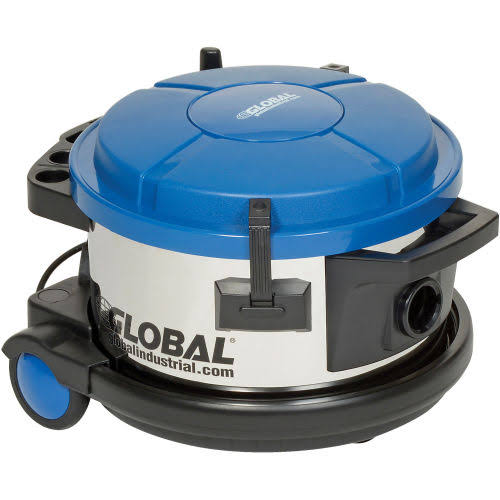 Global Industrial HEPA Canister Vacuum - Stainless Steel - 4 Gallon