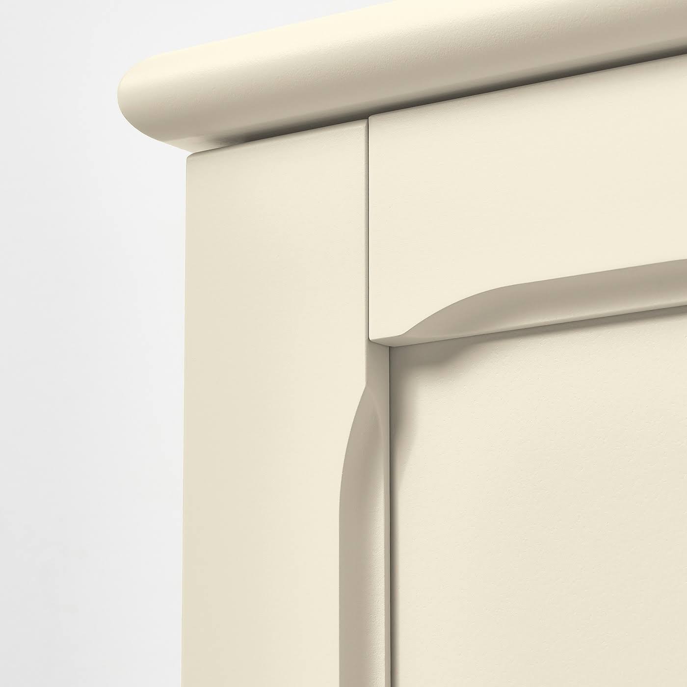 IKEA - LOMMARP Cabinet with Glass Doors, Light Beige, 33 7/8x78 3/8
