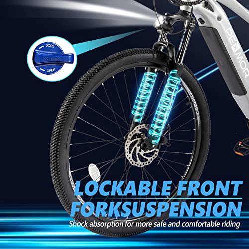 PEXMOR Electric Bike for Adults, 750W (Peak 1000W) BAFANG Motor 32MPH | 48V 14AH Removable LG Battery Mountain Ebike