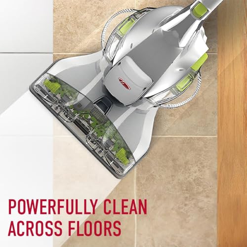 Hoover FloorMate Deluxe Hard Floor Cleaner Machine, Lightweight Cleaning Machine, Floor Scrubber with Spin Scrub Brushes, Wash and Dry Mode
