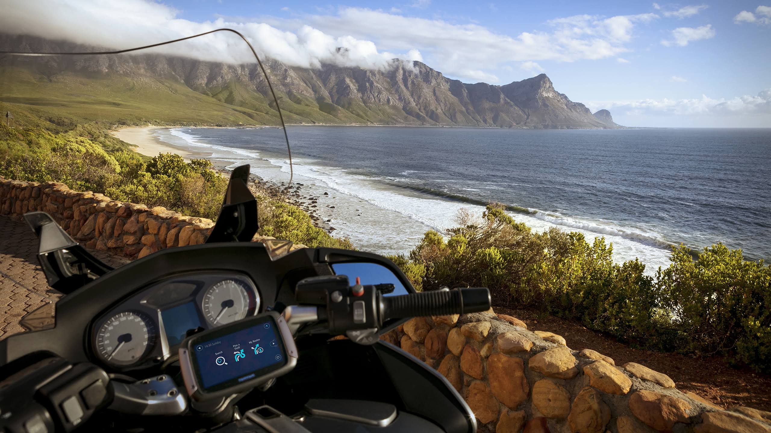TomTom Motorcycle Sat NAV Rider 500, 4.3 inch, with