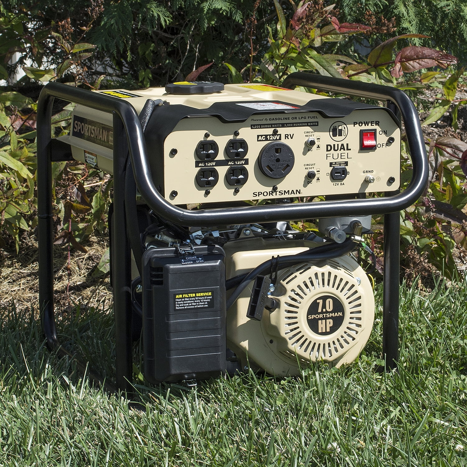 Sportsman Sandstorm 4000 Watt Dual Fuel Generator - Not CARB Approved